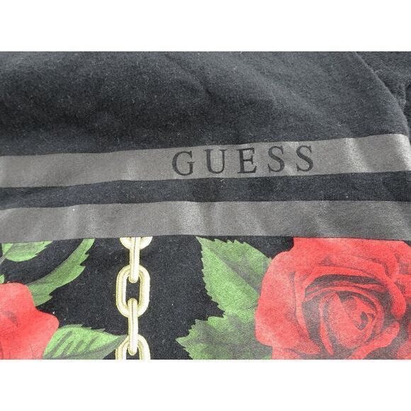 Guess Los Angeles Chain Roses Shirt Size XL - Picture 4 of 8
